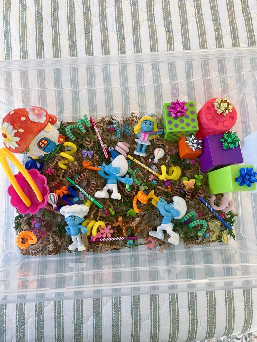 Smurfette’s Birthday Party Sensory Kit - Kids Toys - The Smurfs